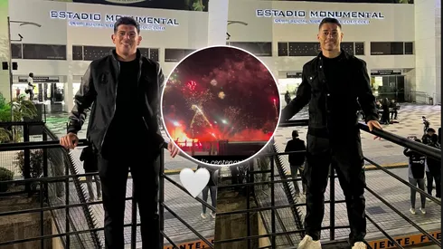 Hinchas de Colo Colo conmemoran el Centenario en el Monumental.