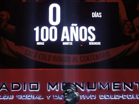 Particular detalle de Colo Colo en el Centenario