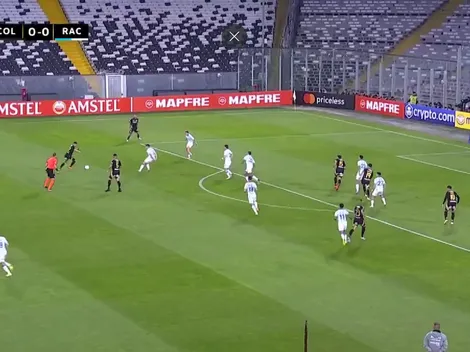 ¡Colo Colo se pone en ventaja con golazo de Lucas Cepeda ante Racing!