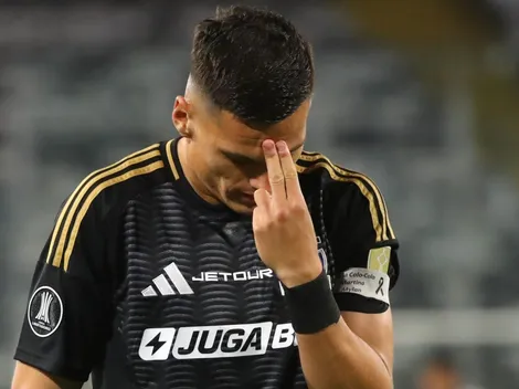 La desazón de Cepeda tras el empate de Colo Colo con Racing