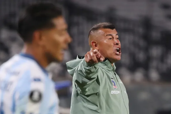 Jorge Almirón habló tras el 1-1 de Colo Colo con Racing | Foto: Photosport