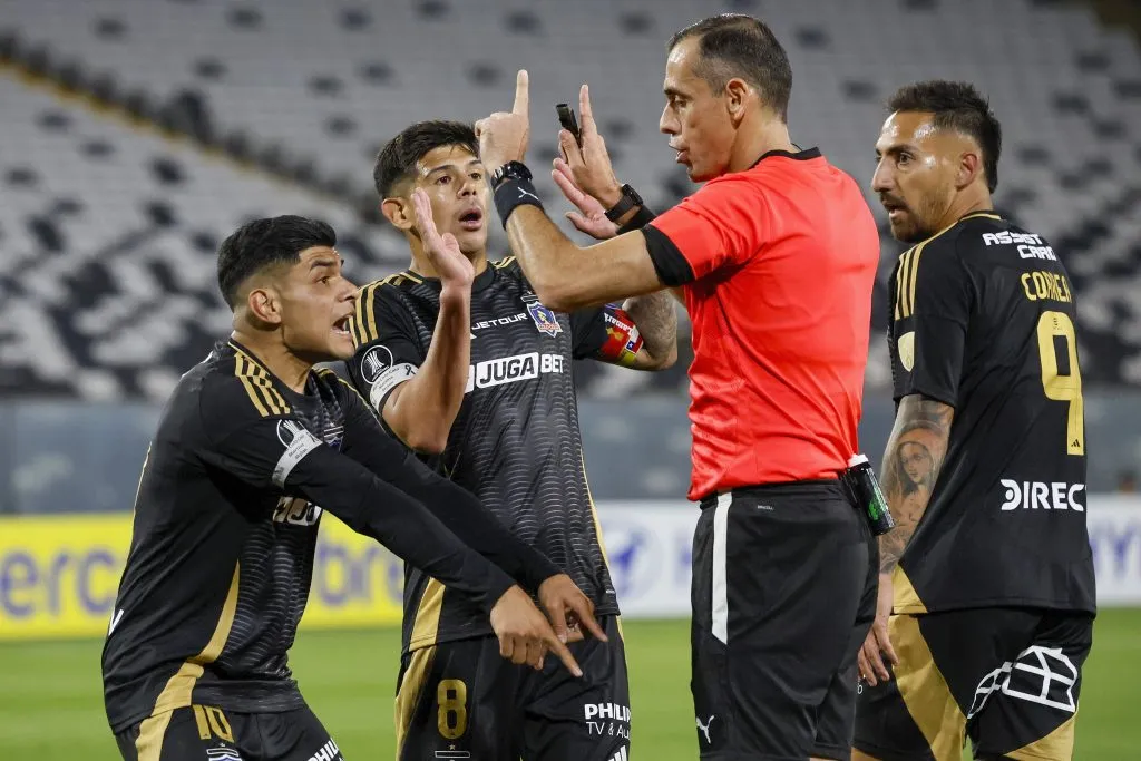 Javier Correa y otros en Colo Colo no quedaron conformes con el arbitraje