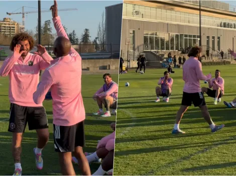 Falcón deja maravillado a Messi y Suárez en el Inter Miami