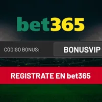 Código bonus bet365: “BONUSVIP” en 2026