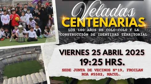 Especial reunión de hinchas de Colo Colo por el Centenario.