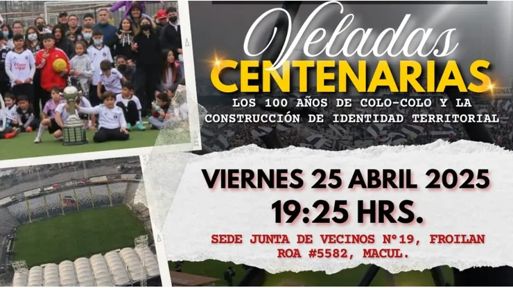 Especial reunión de hinchas de Colo Colo por el Centenario.