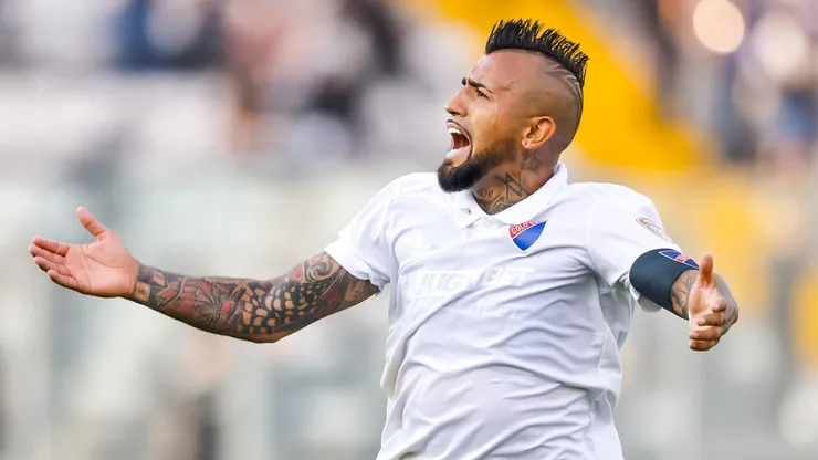 Arturo Vidal se defendió con todo contra la Conmebol. | Imagen: Photosport.