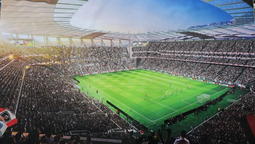 Colo Colo presentó la maqueta del nuevo Estadio Monumental. 