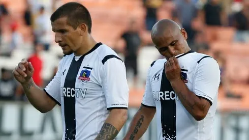 Emiliano Vecchio en Colo Colo junto a Humberto Suazo.