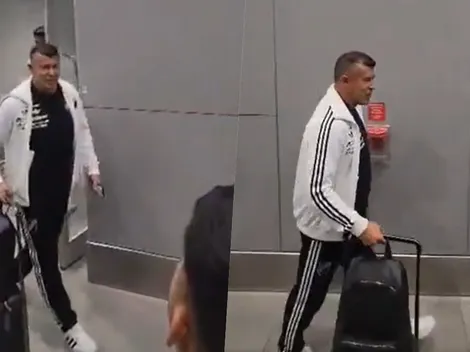 El recibimiento que tuvo Colo Colo en Chile: "Mojen la camiseta"