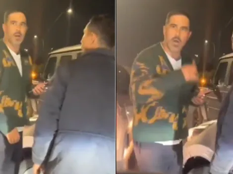 Claudio Bravo increpa a conductor en estado de ebriedad