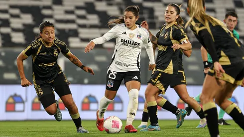 Anaís Álvarez en el partido con Coquimbo Unido. (Foto: @ColoColoFem)