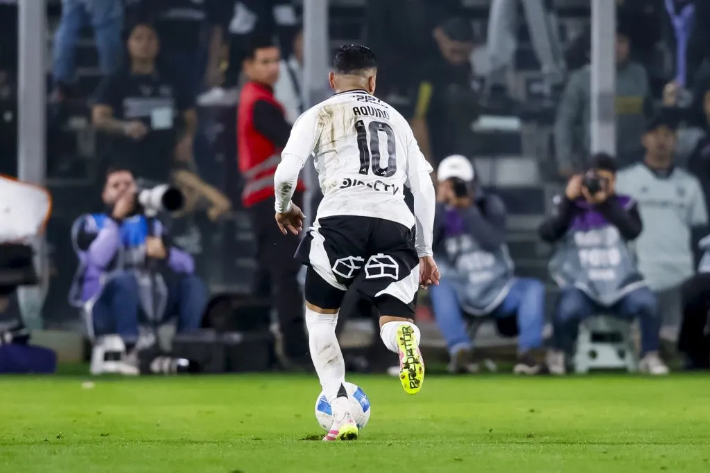 Claudio Aquino en el partido con Ñublense. (Foto: Photosport)