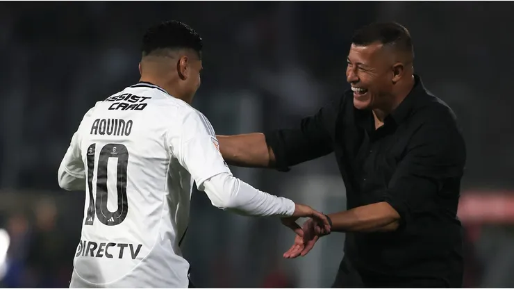 Claudio Aquino analizó la continuidad de Jorge Almirón en Colo Colo. | Imagen: Photosport.