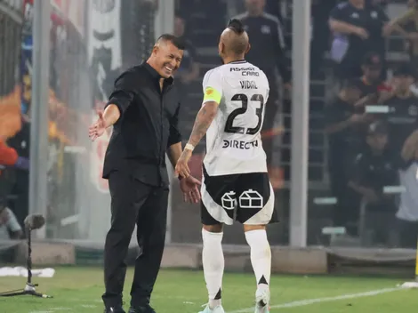 La afectuosa dedicatoria de Vidal a Almirón tras goleada de Colo Colo