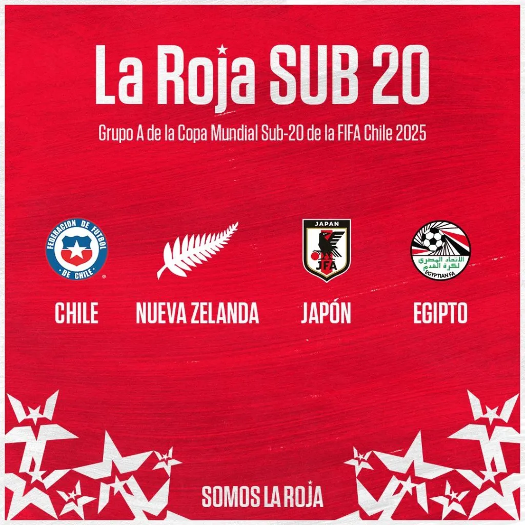 El grupo de Chile en el Mundial Sub 20 | Foto: La Roja