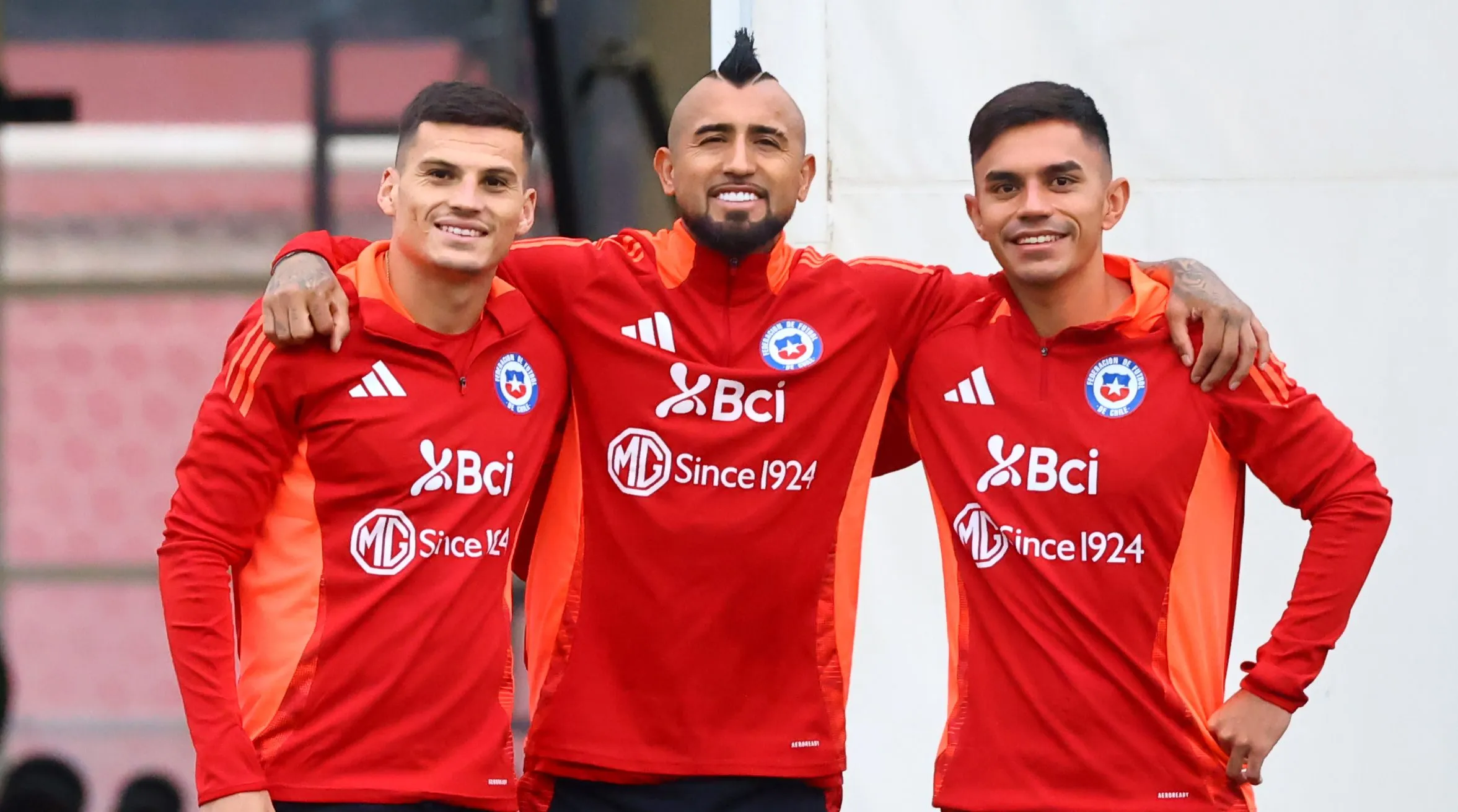 Cepeda, Vidal y Pizarro se adelantan como titulares ante Argentina. Imagen: Jonnathan Oyarzun/Photosport
