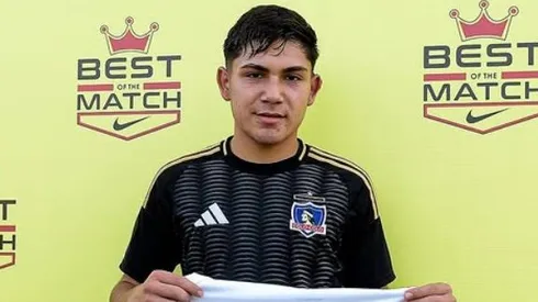 Gadiel Riveros fue figura en el triunfo de Colo Colo Sub 15