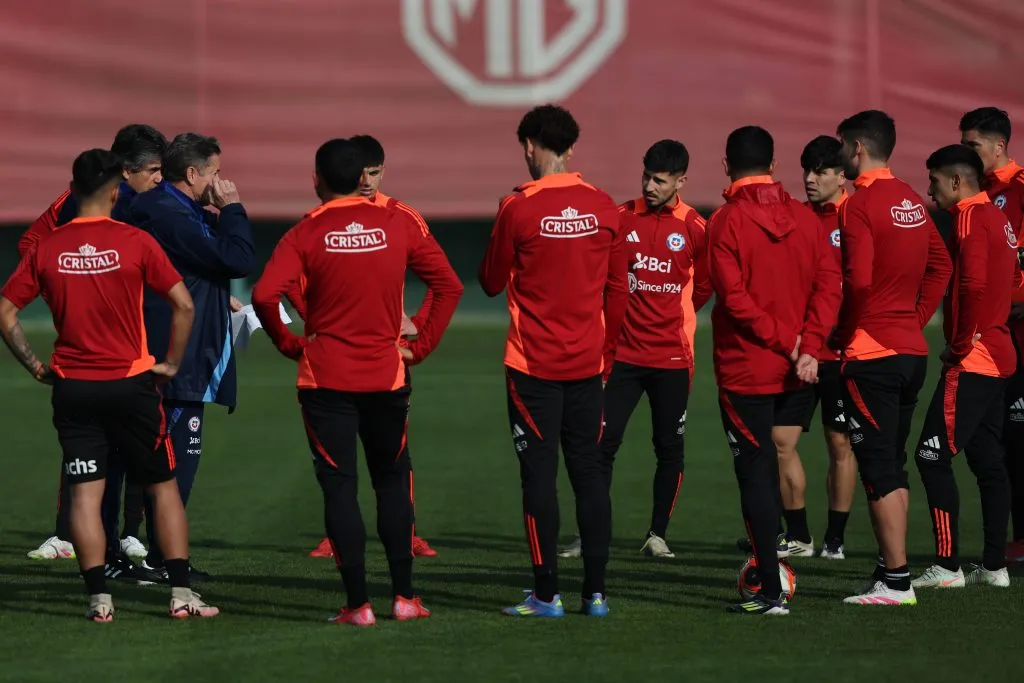 Entrenamiento de la Roja. (Foto: Photosport)