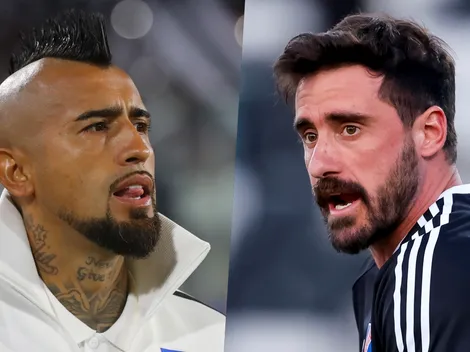 La particular reacción de Pato Yáñez tras pelea de Vidal y De Paul