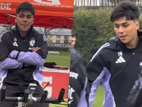 Damián Pizarro sorprende con visita a Colo Colo