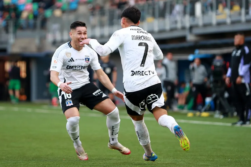 En su ingreso al partido, Marchant anotó el transitorio empate ante Audax Italiano. Imagen: Felipe Zanca/Photosport