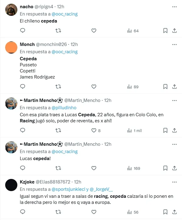 Comentarios de los hinchas. (Foto: captura)