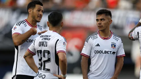 Ramiro González con la camiseta de Colo Colo