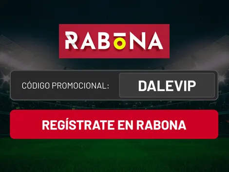 Código promocional Rabona DALEVIP: 100% hasta $120,000 CLP
