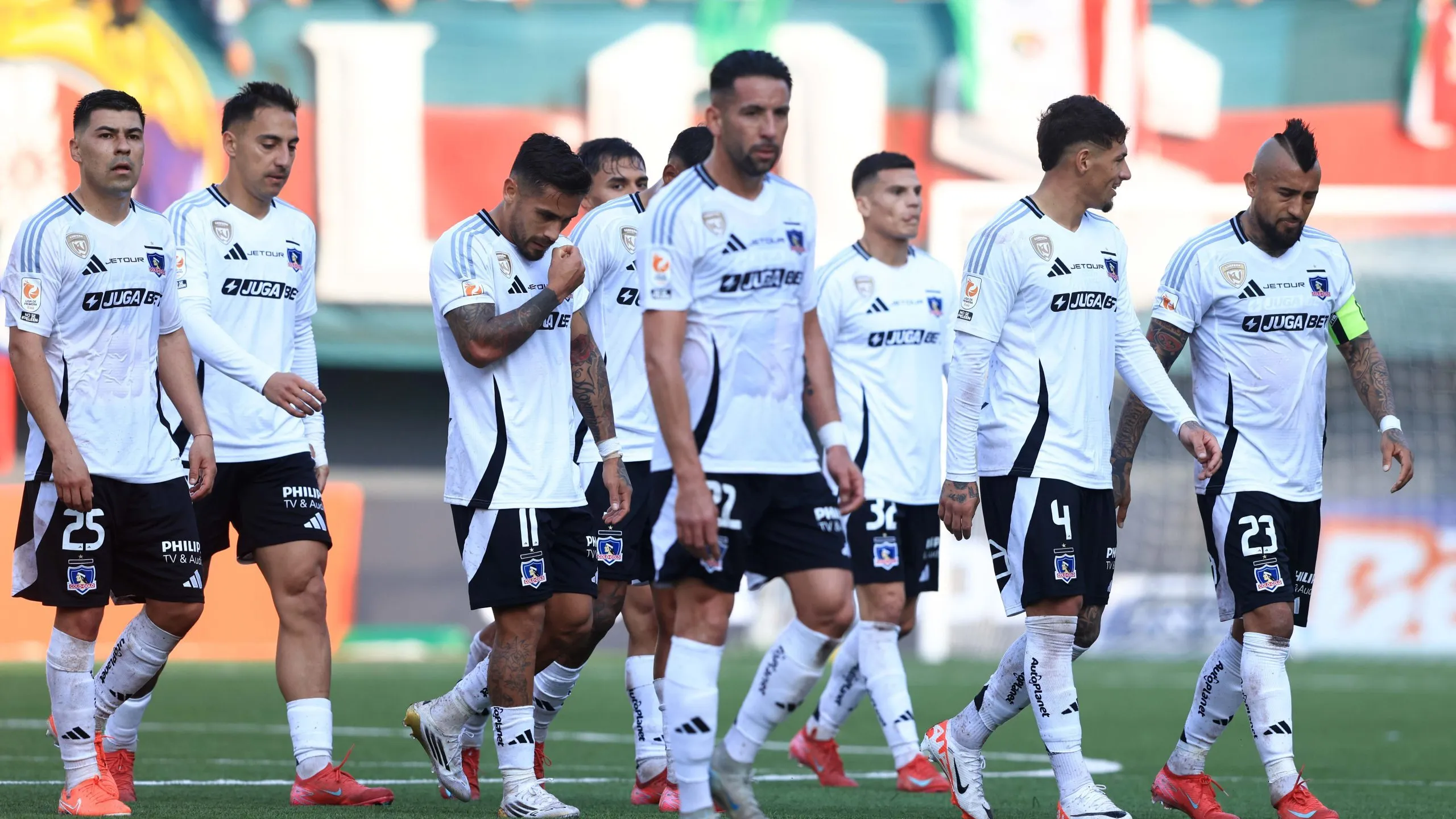 Jugadores del Cacique en partido con Audax Italiano. (Foto: Photosport)