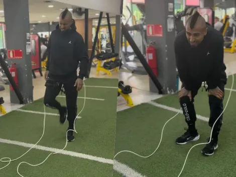 El doloroso método de entrenamiento al que se somete Arturo Vidal