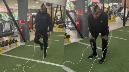 El doloroso método de entrenamiento de Arturo Vidal.