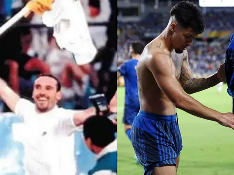 La celebración de Marcelo Espina que fue emulada en el Mundial de Clubes