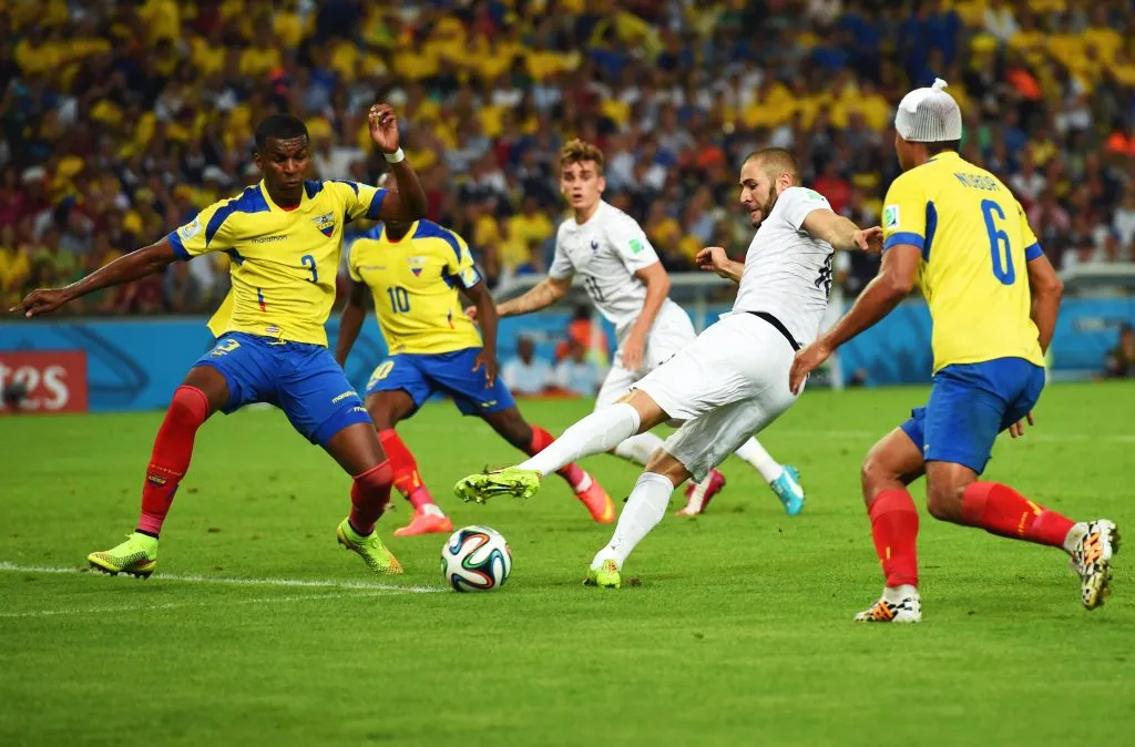 Ecuador vs Francia en el Mundial del 2014. (Foto: Getty Images)