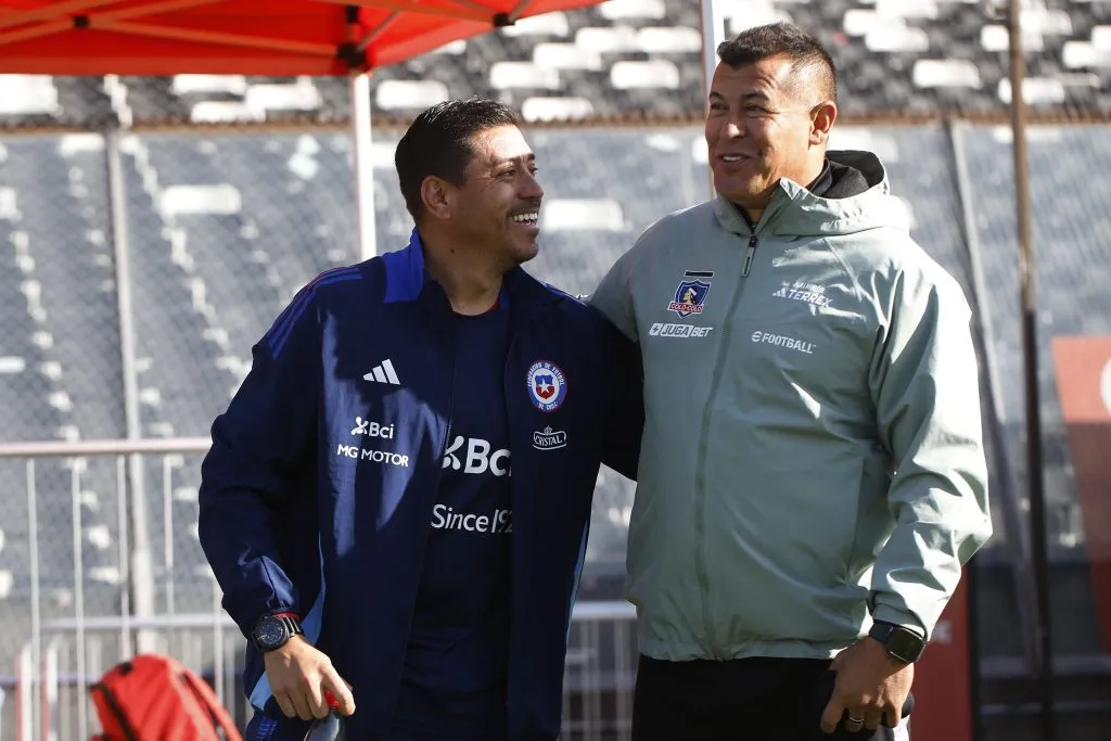 Córdova y Almirón tuvieron una fuerte discusión en el Monumental, pero todo quedó en la cancha | Foto: Comunicaciones FFCH
