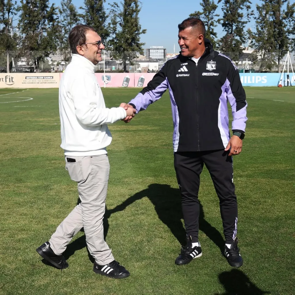 Jorge Almirón y Aníbal Mosa firman la paz en Colo Colo.