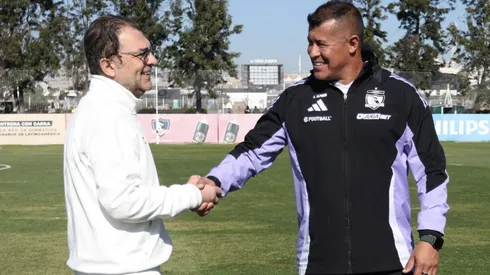 Jorge Almirón y Aníbal Mosa se abuenaron en Colo Colo.