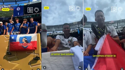 Hincha de Colo Colo da que hablar en el Mundial de Clubes.