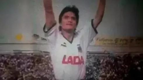 Malcom Moyano con la camiseta de Colo Colo.