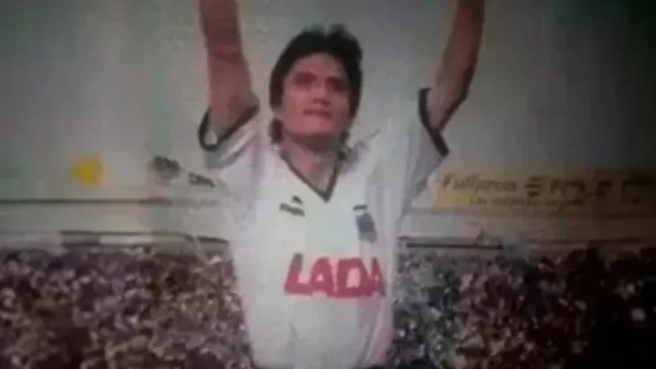 Malcom Moyano con la camiseta de Colo Colo.