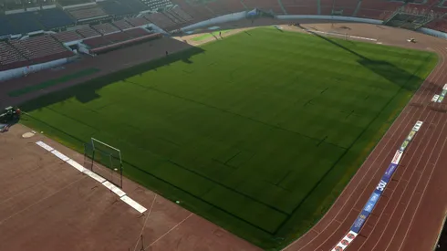 La cancha del Estadio Nacional presentará algunos parches en el Superclásico.