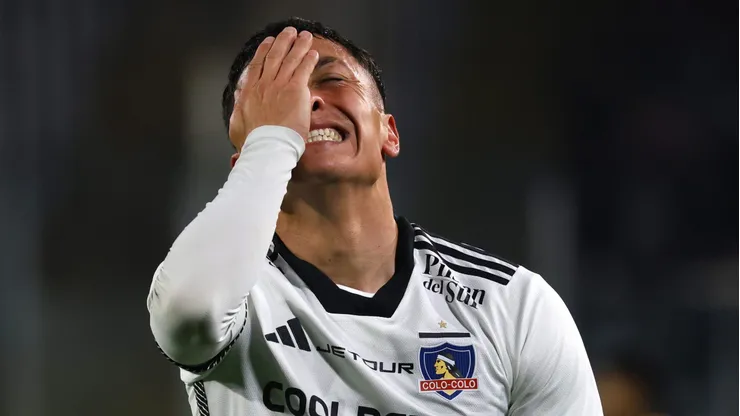 Cristián Zavala no lo pasa bien en Colo Colo. | Imagen: Photosport.