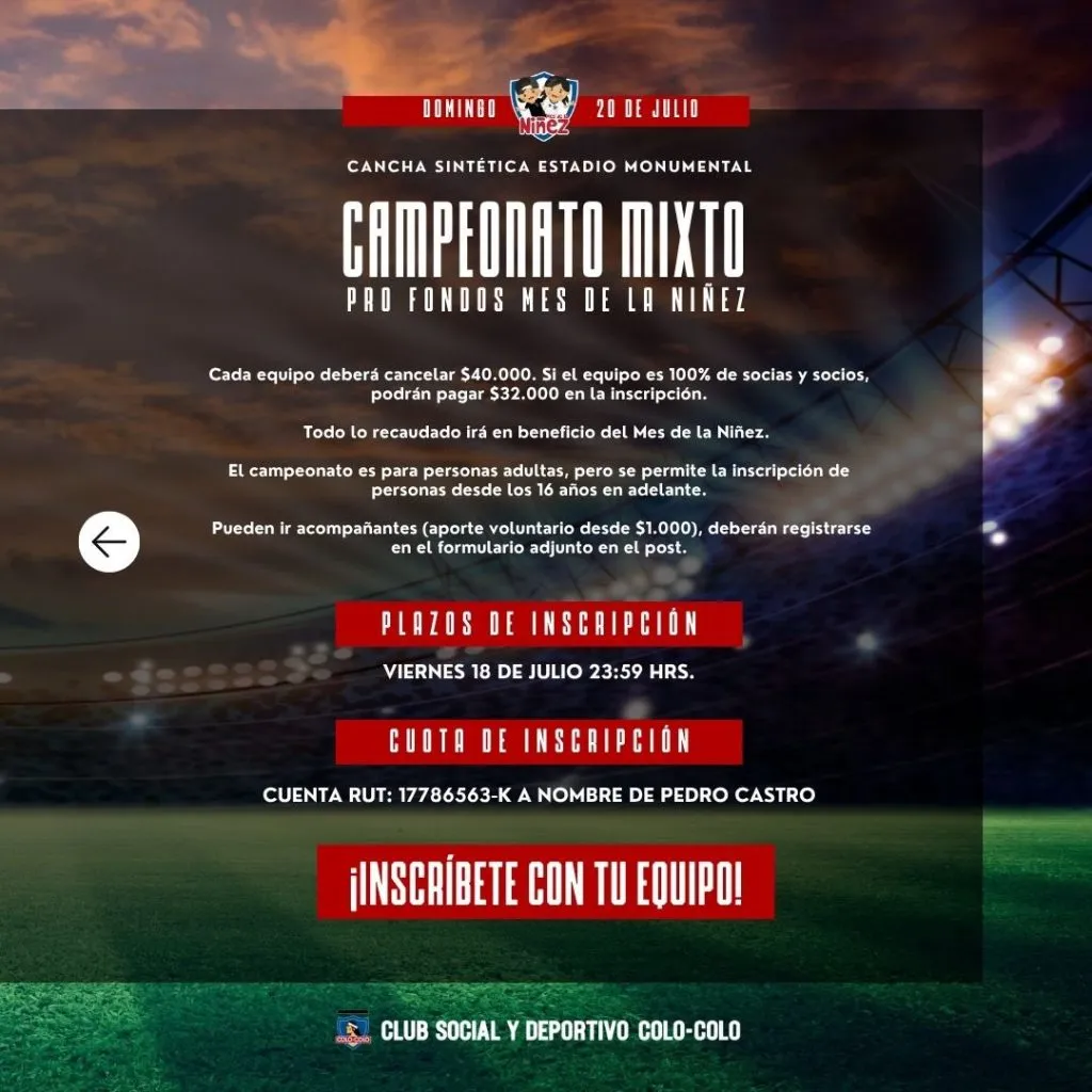 Imagen: CSD Colo Colo