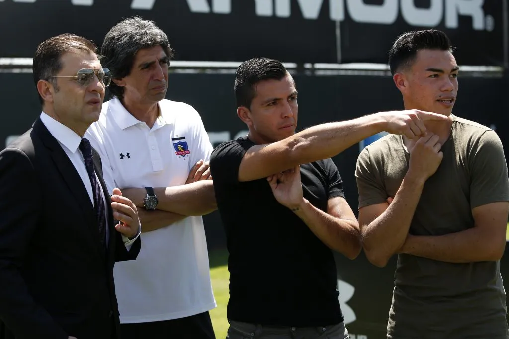 Gonzalo Fierro y Gabriel Suazo en Colo Colo