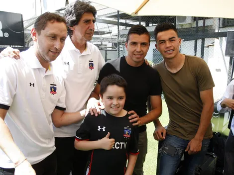 "Él se reflejaba mucho en mí y yo era su ídolo en Colo Colo, es un orgullo"