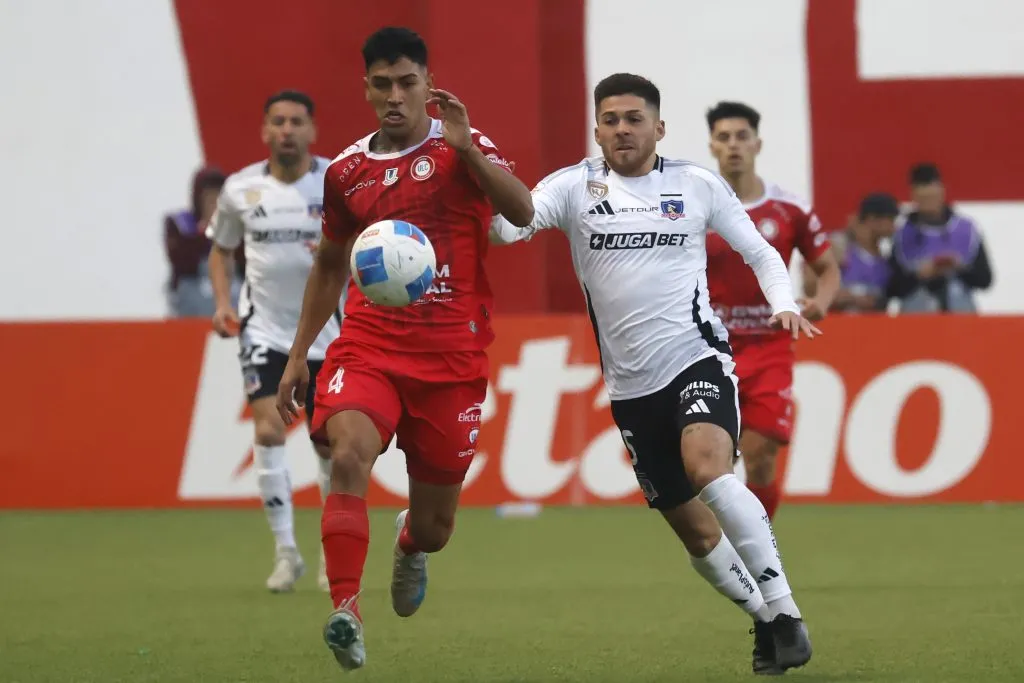 El volante en la visita del Cacique a La Calera. (Foto: Photosport)