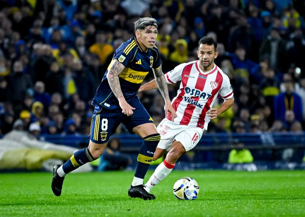 El exfutbolista albo viene de jugar frente a Unión de Santa Fe. (Foto: Getty Images)