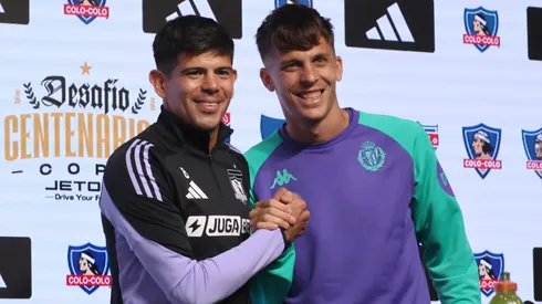 Los capitanes de Colo Colo y Valladolid brindaron una conferencia de prensa previa al primero de los dos amistosos pautados.