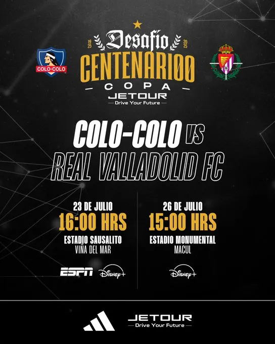 Información de Colo Colo vs Valladolid.