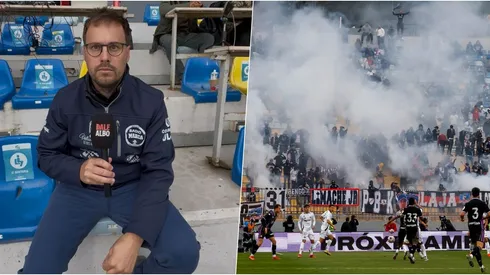 Periodista español queda vuelto loco con la hinchada de Colo Colo.